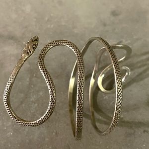 Vintage boho chic snake arm bracelet….1960s.